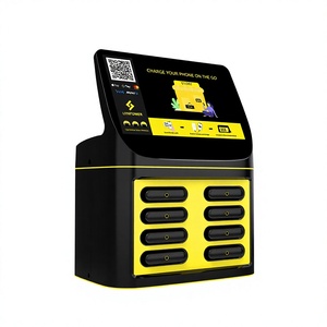 Station de location de batteries externes avec logo personnalisé, borne de recharge pour téléphones portables, fabrication OEM ODM pour hôtels, cafés, aéroports et événements - Product Image 1