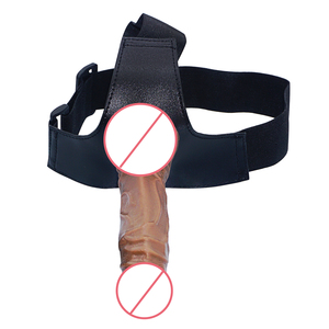 Dildo con Correa para Mujer, PVC, Artificial, con Ventosa, Pene Grande Realista y Suave, Cinturón, Juguetes Sexuales Anales para Parejas Adultas, 18+, Resistente al Agua IPX7 - Product Image 4