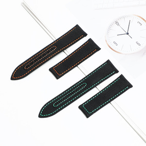 Bracelet de montre en nylon respirant de luxe 20/21/22 mm Ome-ga <span class=keywords><strong>Sea</strong></span>-<span class=keywords><strong>master</strong></span> Planet Ocean 300/600 Aqua Terra AT150 Diver <span class=keywords><strong>007</strong></span>, bracelet en cuir - Product Image 2