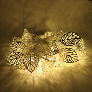 Guirlande solaire à feuilles de fer blanc chaud, étanche, pour décoration de <span class=keywords><strong>jardin</strong></span> extérieur, 30 LED, guirlande lumineuse féerique pour balcon, pergola, treillis - Product Image 3