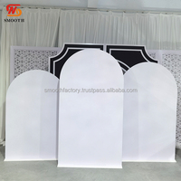 Moderno y Elegante Set de Arco y Pedestal de Acrílico Personalizado para Decoración de Eventos de Baby Shower y Fiestas de Cumpleaños