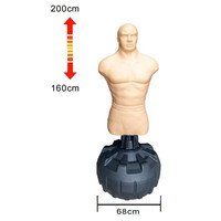 Équipement de gym Sac de frappe de boxe humanoïde Sac de frappe de boxe Tumbler