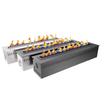 Cheminée électrique à encastrer SEFIRE, effet de flamme réaliste, commande par application, thermostat réglable, protection contre la surchauffe
