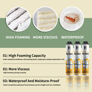 Espuma de Poliuretano Expansiva para Sellado de Puertas y Ventanas, 750 ml, OEM - Product Image 2