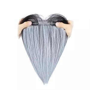 วิกผมสั้นแบบหน้าม้า Tian Kongshu ผมแท้สีดำธรรมชาติ  ฐานลูกไม้โปร่งใสแบบชิ้นเดียว หน้าม้าทรงแปดแฉก เหมาะกับทุกใบหน้า - Product Image 3