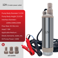 Pompe submersible diesel 150W 60L/min 12V 24V pour générateur diesel pour la vente en gros