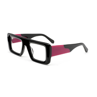 Montura De Gafas 2026 montures optiques vogue en acétate de luxe à basse quantité minimale de commande carré