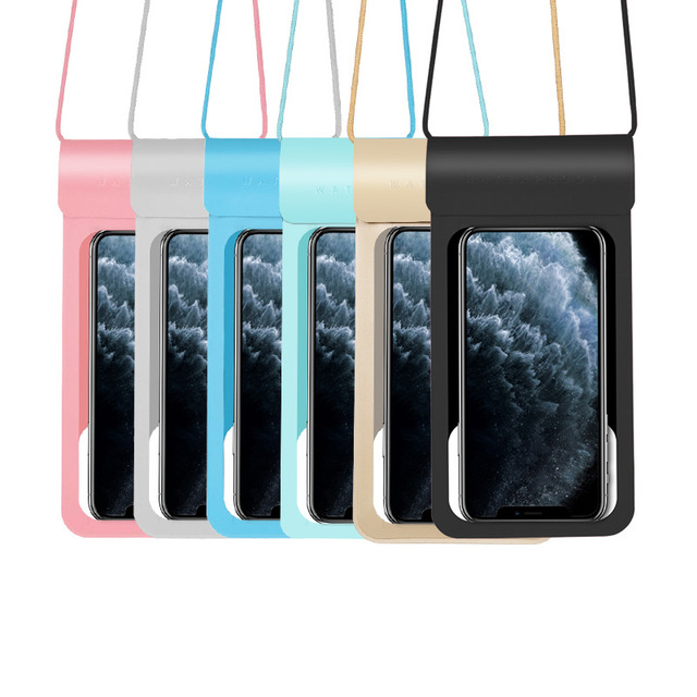 Ipx8 Waterproof Dry Bag Underwater Waterproof TPU Touch Screen Swimming PVC Mobile Phone Pouch with Strap Bags Waterproof case