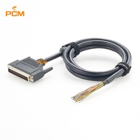 Câble série DB37 mâle vers fil ouvert (pigtail) D-Sub 37 broches pour communication DCE DTE RS232, contrôle industriel, signal PLC CNC