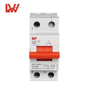 dual power SF 1-0-2 80A 100A 125A Modular Changeover Switch ATS
