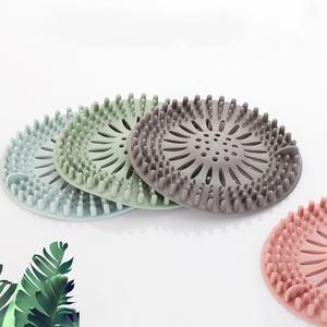 Bouchon de vidange de douche Hongsen en silicone, étanche, écologique, minimaliste, attrape-cheveux, facile à installer et à nettoyer pour baignoire et cuisine - Product Image 2