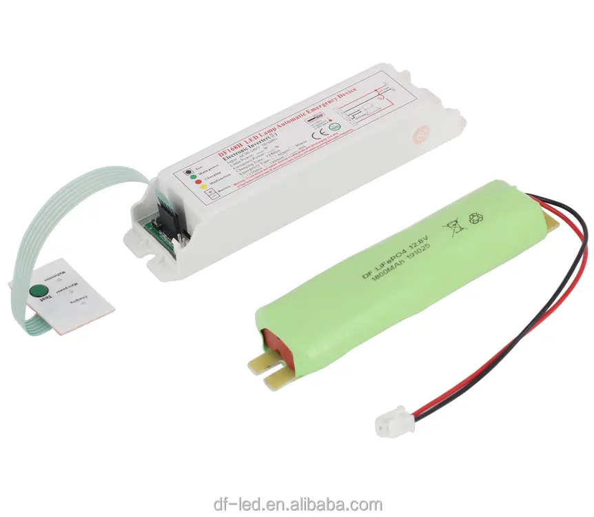 DF led alimentatore di emergenza 168H kit di conversione di emergenza 18W90min illuminazione di emergenza a piena potenza