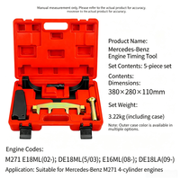Kit d'outils de calage moteur professionnel pour Mercedes-Benz M271 C200 C180 E260, démontage de la chaîne de distribution et du coussinet de distribution