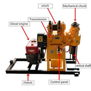 Equipamento de Perfuração de Solo Portátil Hidráulico Diesel 50m Leve SPT para Testes de Solo - Product Image 6