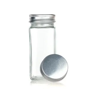 Manufacture 80Ml 100Ml Salt Pepper Pepper Jar Spice Bottle With Custom Box