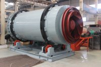 Drielaags Houtzaagsel Palm Fruit Roterende Trommel Droger Machine