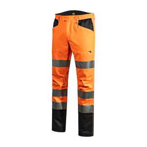 DIADORA UTILITY-702,176235-97035/M Pantalones de trabajo para todas las estaciones de alta visibilidad HV ISO 20471, ROPA DE TRABAJO de color naranja y de color naranja - Product Image 1