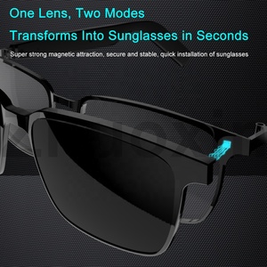 Lunettes Intelligentes SG-20 <span class=keywords><strong>Pro</strong></span> avec Traduction IA, Verres Magnétiques, Lunettes de Soleil à Protection UV avec Haut-parleurs Stéréo et Commande Tactile - Product Image 3
