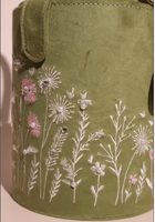 Boîte cadeau verte personnalisée, broderie de perles et de paillettes, emballage de dessert pour festival, boîte en carton, velours, mariage, luxe, Ramadan, boîtes à chocolat