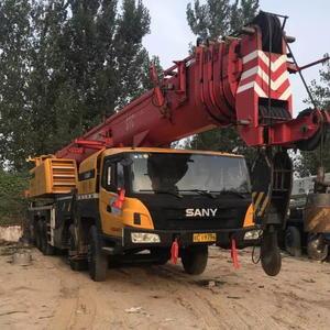 Grue mobile tout-terrain Sany d'occasion de 90 tonnes, stable pour divers projets de construction lourde - Product Image 1