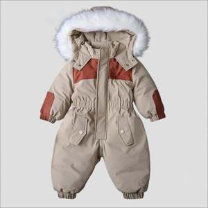 Combinaisons pour bébé hiver-printemps, salopettes mignonnes, body, combinaison, combinaison de neige pour nouveau-né, fille et garçon, duvet de canard, vêtements de neige pour enfants, vêtements de neige pour nourrissons - Product Image 2