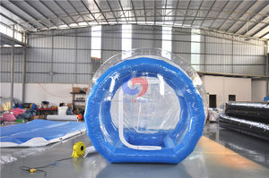 <span class=keywords><strong>Supermercado</strong></span> burbuja cabina de fotos Navidad aire soplado globo de nieve inflable para la venta - Product Image 6