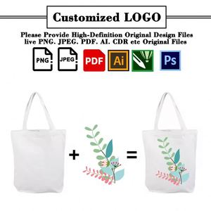 Wholesale Custom Printed Cute Women's Tote Bag Female <b>Pink</b> Shipping Bags Woman <b>Gift</b> Custom CanvasTote Bag De Colores - Product Image 2