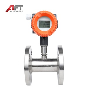 Débitmètre à turbine numérique intelligent en acier inoxydable, haute précision 1,0 %, compact, pour liquides et huiles légères, économique, avec écran LCD - Product Image 3