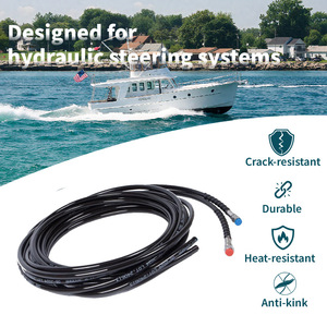 Système <span class=keywords><strong>de</strong></span> direction hydraulique pour bateau marin, kit <span class=keywords><strong>de</strong></span> direction hydraulique, pompe <span class=keywords><strong>de</strong></span> direction, cylindre et tuyaux pour utilisation à poste unique, à moteur unique - Product Image 5
