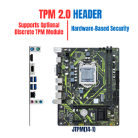 NOUVELLE carte mère H310M-A prend en charge le connecteur TPM 2.0, processeur Intel de 8e-9e génération, double canal 2X DDR4, NVMe M2, SATA3.0, USB3.0, H310