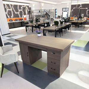 Scrivania da Ufficio Modulare Estensibile in Legno, <span class=keywords><strong>Design</strong></span> di Fabbrica, Tavolo da Lavoro per Personale, per Ufficio Domestico o Postazione <span class=keywords><strong>Computer</strong></span> - Product Image 3