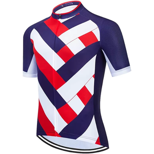 Maillots de Cyclisme Personnalisés Nouveau Design pour Équipe de Cyclisme Polyester Respirant à Séchage Rapide Sublimé à Manches Courtes - Product Image 2