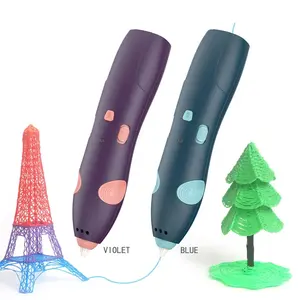 2024 3d Imprimante Stylo 3d Dessin Art Stylo 1.75mm Filament En Plastique Pour Enfants 3d Stylo D'impression Avec Écran Lcd