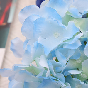 <b>Artificial</b> <b>Hydrangea</b> Flower Heads Silk High Simulation Wedding Decorations 10cm Reusable Home Props - Product Image 4