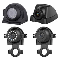 Système de caméra de tableau de bord 360 degrés pour camion, vision nocturne TN, caméras latérales, résolution 720p/1080P, IP67/IP68/IP69K, métal