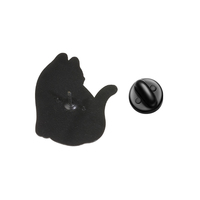 Épinglette en émail chat paresseux mignon pour veste, sac à dos et tenue décontractée, accessoire de mode et de décoration