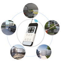 Control Remoto Inalámbrico RF de Largo Alcance de 433 MHz, Transmisor de 1 a 4 Botones para Puerta de Garaje Electrónica y Automatización del Hogar