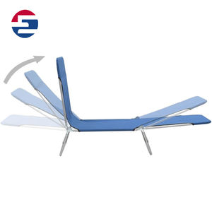 <span class=keywords><strong>Sdraio</strong></span> da Esterno in Tessuto Blu con Struttura in Acciaio - Product Image 2