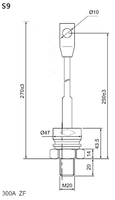 Redresseur à diode à contrôle de phase Triac Thyristor Industriel Haute Puissance RXS MKP3V240RL ZP 50A-300A Convertisseur AC/DC à Commutation Rapide
