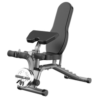 Banc de musculation réglable, banc de musculation inclinable et déclinable, banc de musculation multifonctionnel pour la salle de sport à domicile