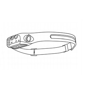 Linterna frontal recargable con luz roja brillante 230. Linterna Frontal de Haz Amplio con Sensores de Movimiento WADE-JS002, Recargable - Product Image 1