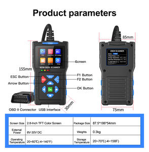 Gran oferta profesional coche OBD2 escáner vehículo motor <span class=keywords><strong>DTC</strong></span> y ECU información modelo 6/8 OBD función Herramientas de diagnóstico para todos los coches - Product Image 4