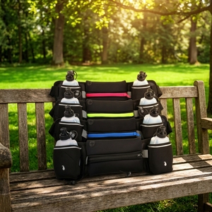 Sac banane Jstar imperméable pour la course, le sport, la randonnée et les voyages, avec fermeture éclair, petit format - Product Image 1