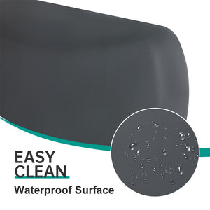 2 'X 3' tappetino da barbiere Anti fatica 1/2 ''spesse Comfort opaco Semi cerchio sedia da barbiere tappetino salone sedia tappetino - Product Image 2