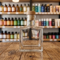 Nouveauté Tengsheng DF02 Diffuseurs de parfum de luxe 500 ml avec bouchon en liège, bouteille en verre estampée à chaud