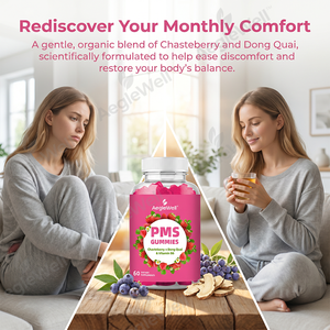 Complément alimentaire Aeglewell PMS Gummies pour soulager l'équilibre féminin, gummies PMS en vrac - Product Image 6