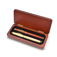 Boîte cadeau élégante en bois d'érable pour stylo-plume, boîtes cadeaux en bois personnalisées, boîtes cadeaux en bois sur mesure avec gravure de logo