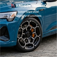 Jantes personnalisées forgées en maille diamantée, 21 22 5x112, pour Mercedes EQS 580 EV, BMW I7 M70, Porsche Taycan, Audi E-tron GT