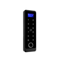 Terminal de Control de Acceso Biométrico con Pantalla LCD Impermeable, Teclado Táctil, WiFi, Aplicación Tuya, Doble Banda, Tarjeta EM y NFC, Huella Dactilar