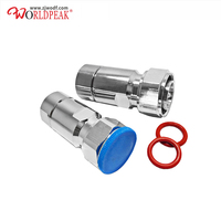 Connecteur RF Super Flexible LDF4-50A WODF Factory pour câble 4.3/10 mâle droit pour câble 1/2 1-2 Feeder, connecteur RF 4.3-10